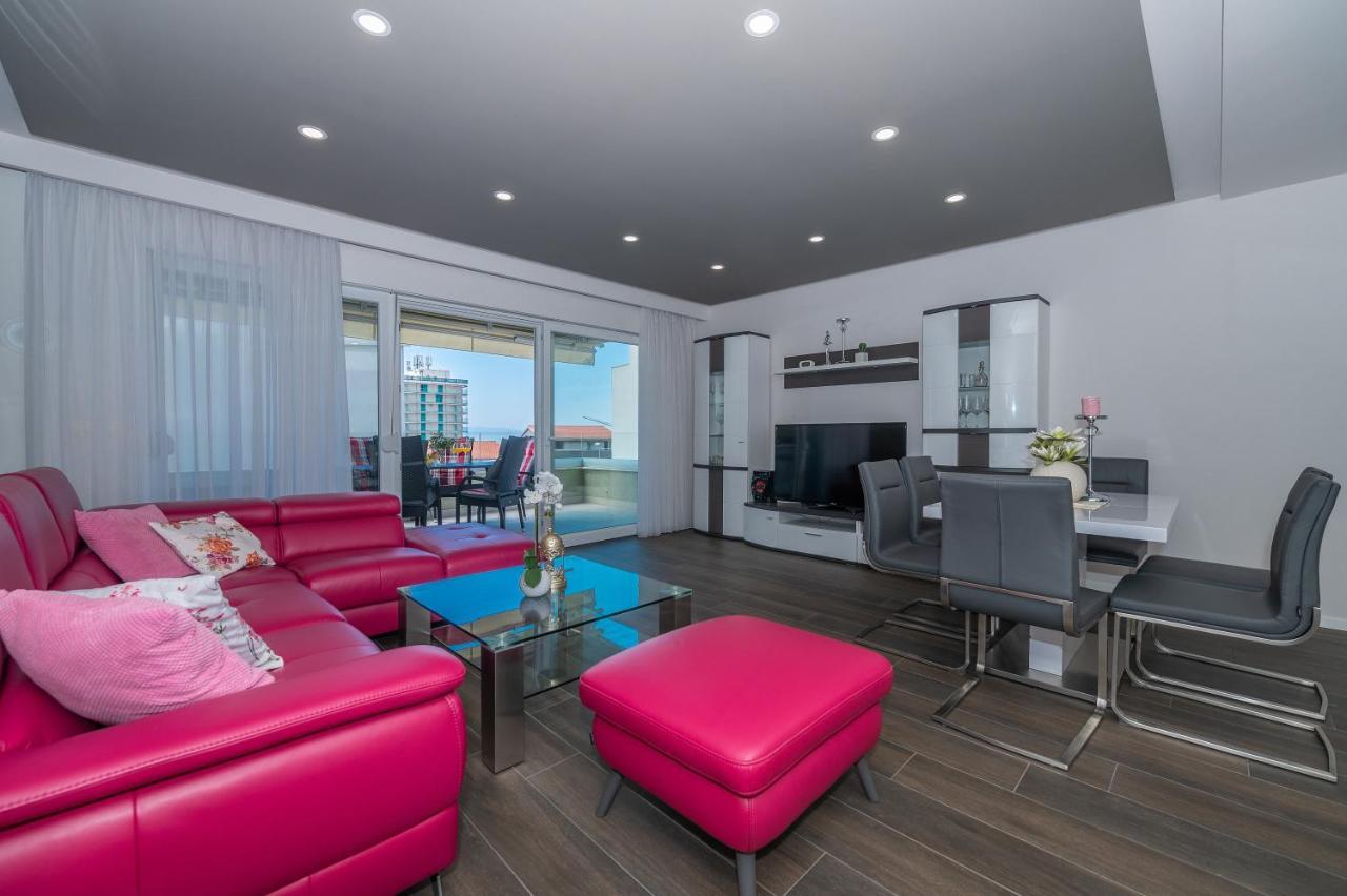 Luxury Apartment Purple Summer Sea View Makarska Luaran gambar